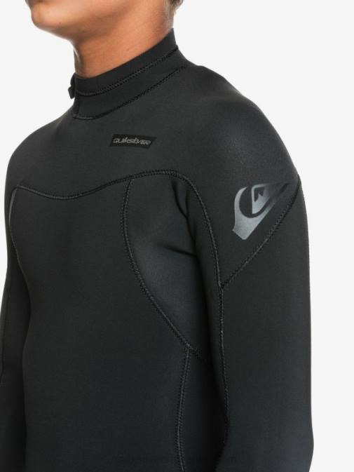 Quiksilver PJ4H2188 fantje Črna 8-16 4/3mm seje l/sl fullsuit