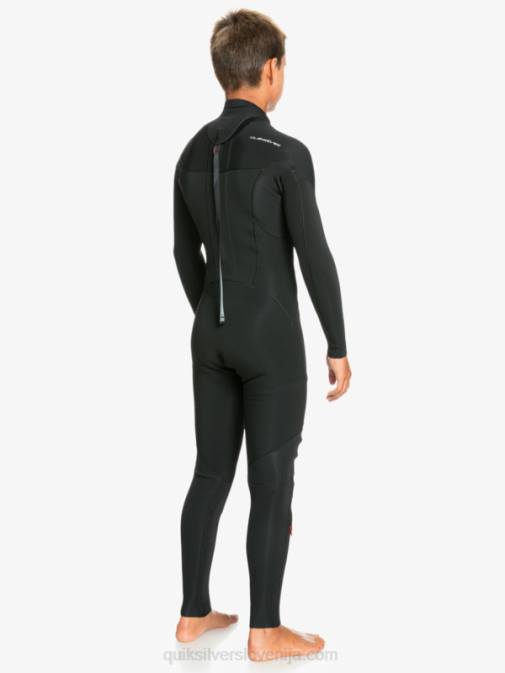 Quiksilver PJ4H2188 fantje Črna 8-16 4/3mm seje l/sl fullsuit