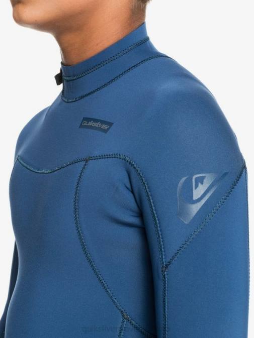 Quiksilver PJ4H2189 fantje insignija modra 8-16 4/3mm seje l/sl fullsuit