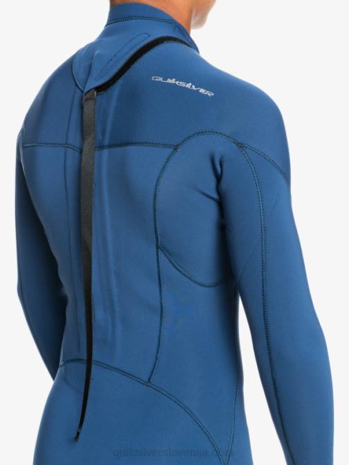 Quiksilver PJ4H2189 fantje insignija modra 8-16 4/3mm seje l/sl fullsuit
