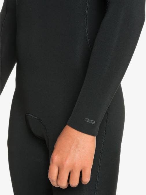 Quiksilver PJ4H2194 fantje Črna 8-16 3/2 mm sej l/sl polna obleka