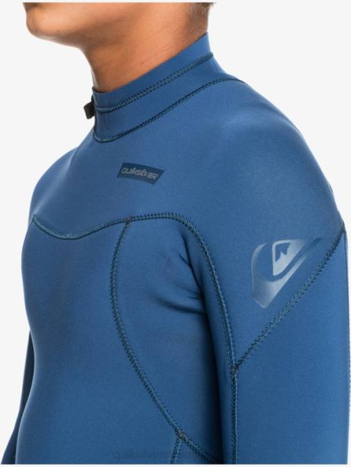 Quiksilver PJ4H2195 fantje insignija modra 8-16 3/2 mm sej l/sl polna obleka