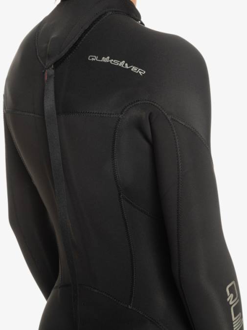 Quiksilver PJ4H2224 fantje Črna 8-16 3/2 mm neoprenska obleka z zadrgo za vsakodnevne seje