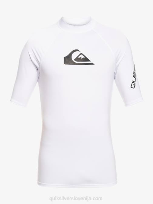 Quiksilver PJ4H2059 fantje bela 8-16 mladinska s/sl deskarska majica za vse čase