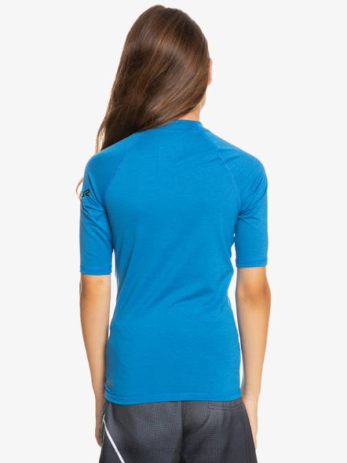 Quiksilver PJ4H2063 fantje dihalka modra vresa 8-16 mladinska s/sl deskarska majica za vse čase