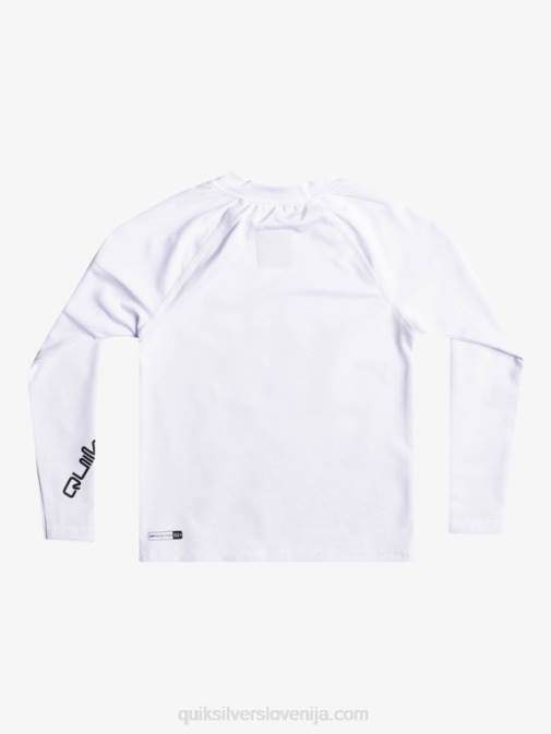 Quiksilver PJ4H2073 fantje bela 2-7 ves čas ls l/sl deskarska majica