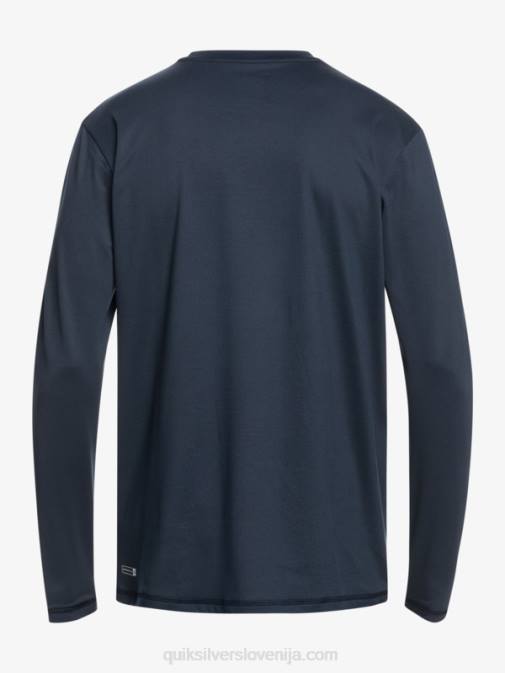 Quiksilver PJ4H2117 fantje Črna Mladinska deskarska majica l/sl s trdnim nizom 8–16