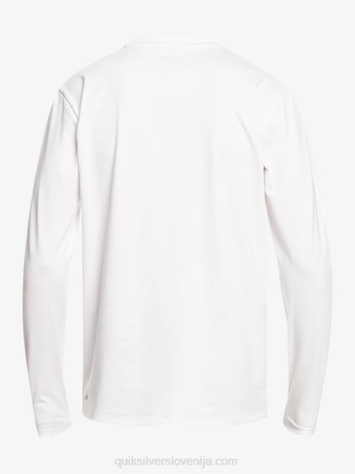 Quiksilver PJ4H2118 fantje bela Mladinska deskarska majica l/sl s trdnim nizom 8–16
