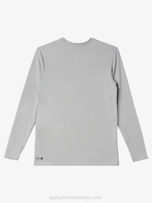 Quiksilver PJ4H2119 fantje sivo vijolična Mladinska deskarska majica l/sl s trdnim nizom 8–16