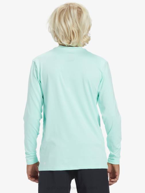 Quiksilver PJ4H2120 fantje kozarec za plažo Mladinska deskarska majica l/sl s trdnim nizom 8–16