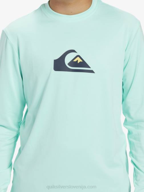 Quiksilver PJ4H2120 fantje kozarec za plažo Mladinska deskarska majica l/sl s trdnim nizom 8–16