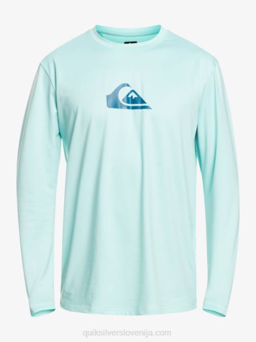 Quiksilver PJ4H2122 fantje angelsko modra Mladinska deskarska majica l/sl s trdnim nizom 8–16