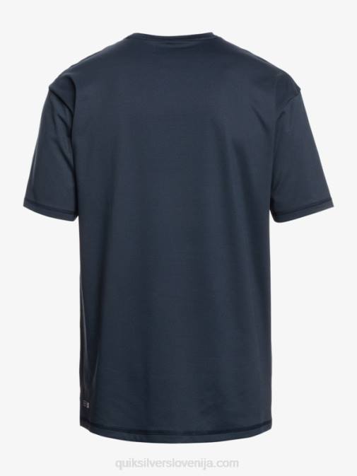 Quiksilver PJ4H2133 fantje mornarsko modri blazer Majica s kratkimi rokavi s kratkimi rokavi 8-16 in upf 50