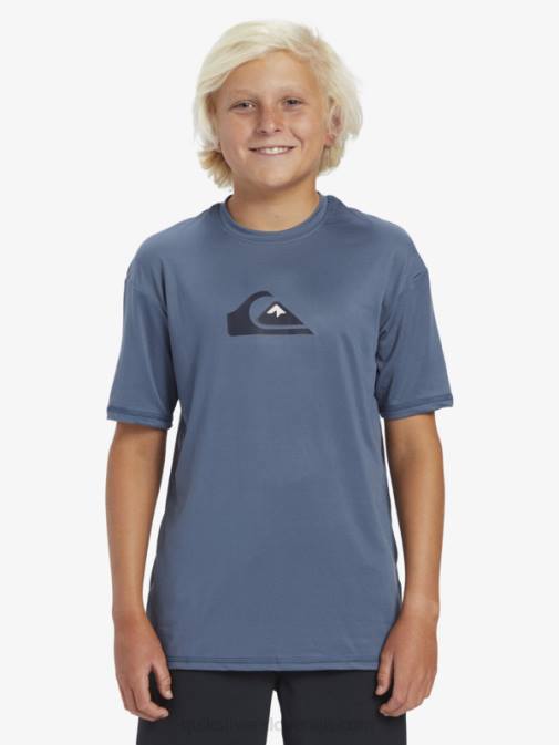Quiksilver PJ4H2136 fantje Beringovo morje Majica s kratkimi rokavi s kratkimi rokavi 8-16 in upf 50