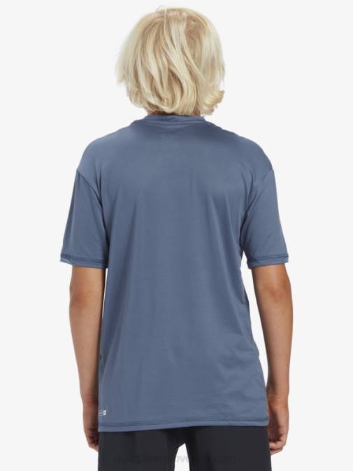 Quiksilver PJ4H2136 fantje Beringovo morje Majica s kratkimi rokavi s kratkimi rokavi 8-16 in upf 50