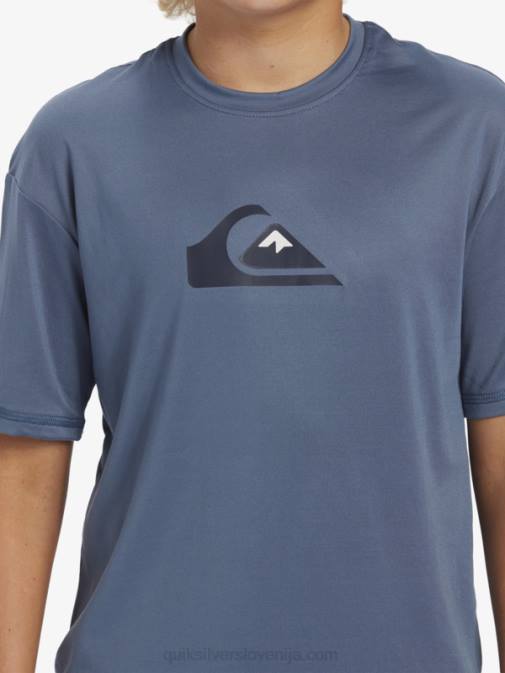 Quiksilver PJ4H2136 fantje Beringovo morje Majica s kratkimi rokavi s kratkimi rokavi 8-16 in upf 50