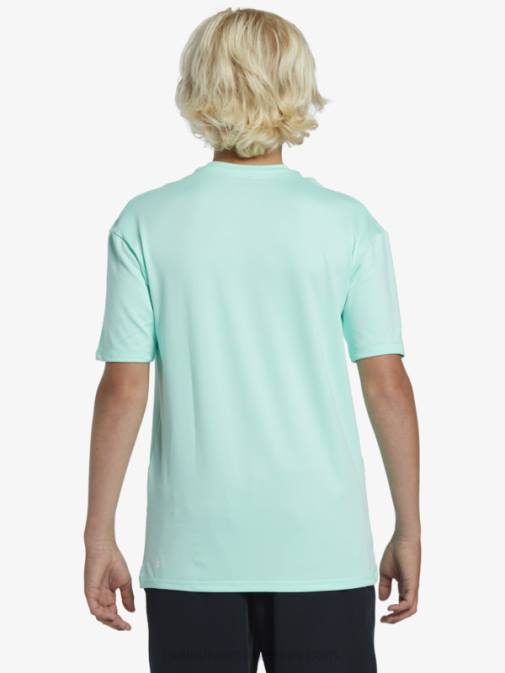 Quiksilver PJ4H2137 fantje kozarec za plažo Majica s kratkimi rokavi s kratkimi rokavi 8-16 in upf 50