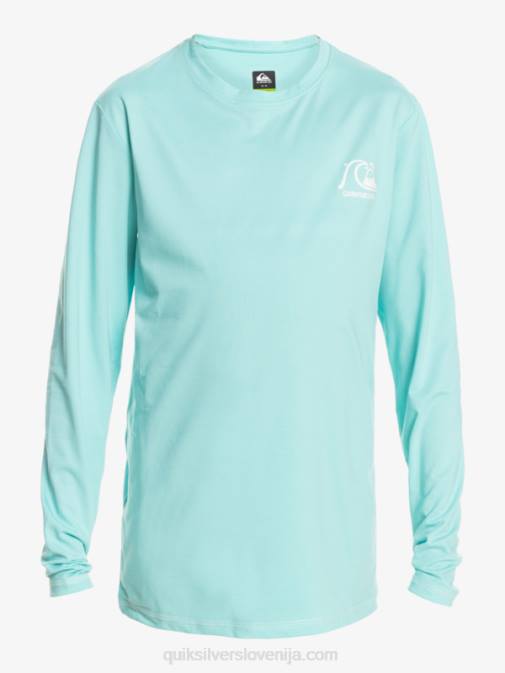 Quiksilver PJ4H2199 fantje angel modro resje 8-16 heritage heather majica z dolgimi rokavi upf 50 za surfanje