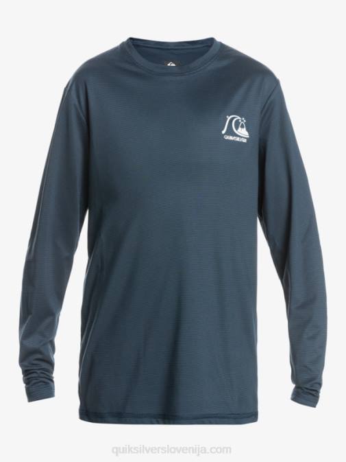 Quiksilver PJ4H2200 fantje midnight navy heather 8-16 heritage heather majica z dolgimi rokavi upf 50 za surfanje