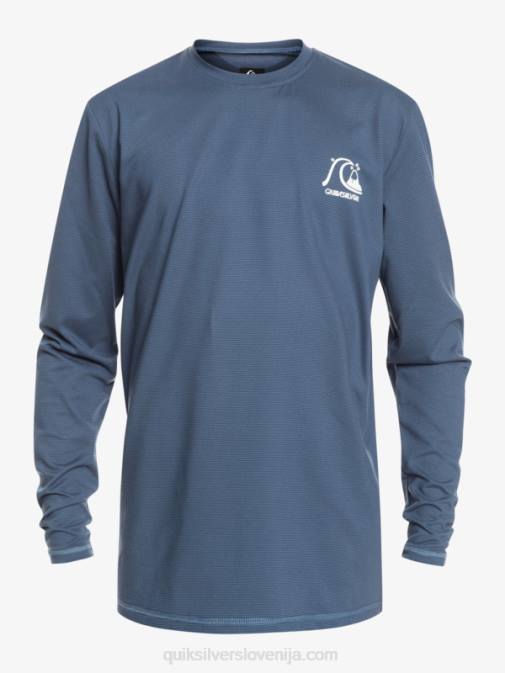 Quiksilver PJ4H2203 fantje insignija modro resje 8-16 heritage heather majica z dolgimi rokavi upf 50 za surfanje