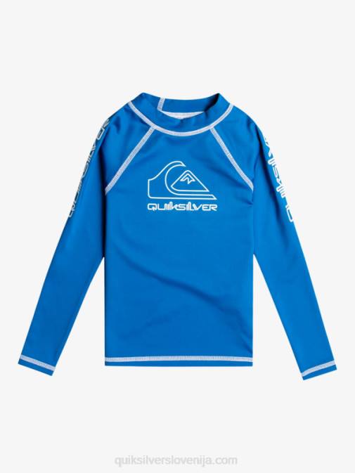 Quiksilver PJ4H2219 fantje dihalka modra 2-7 on tour dolgi rokavi upf 50 rashguard