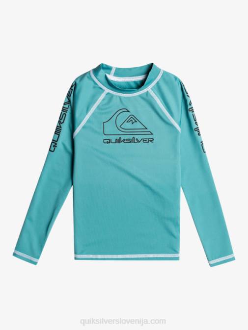Quiksilver PJ4H2221 fantje brittany modra 2-7 on tour dolgi rokavi upf 50 rashguard