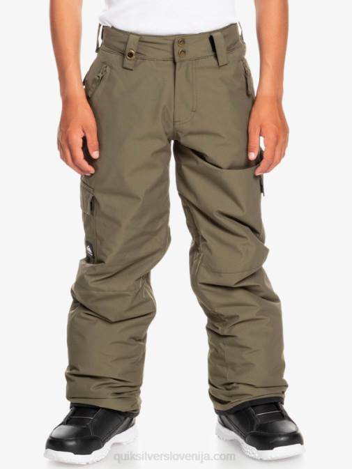 Quiksilver PJ4H2259 fantje grozdni list Snežne hlače 8-16