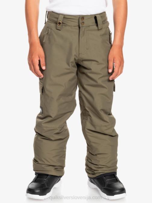 Quiksilver PJ4H2259 fantje grozdni list Snežne hlače 8-16