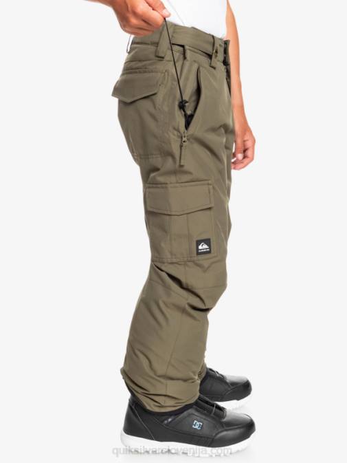 Quiksilver PJ4H2259 fantje grozdni list Snežne hlače 8-16