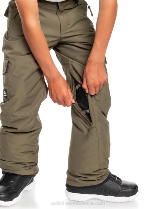 Quiksilver PJ4H2259 fantje grozdni list Snežne hlače 8-16