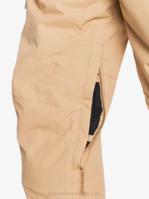 Quiksilver PJ4H2260 fantje tanin 8-16 hlače za sneg v kaki barvi
