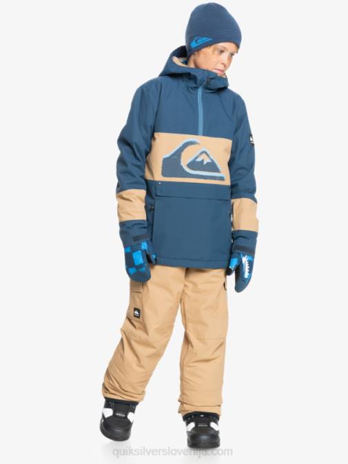 Quiksilver PJ4H2260 fantje tanin 8-16 hlače za sneg v kaki barvi