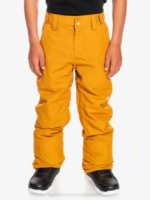 Quiksilver PJ4H2293 fantje rakitovsko rjava Snežne hlače 8-16 Estate