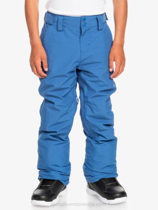 Quiksilver PJ4H2294 fantje svetel kobalt Snežne hlače 8-16 Estate