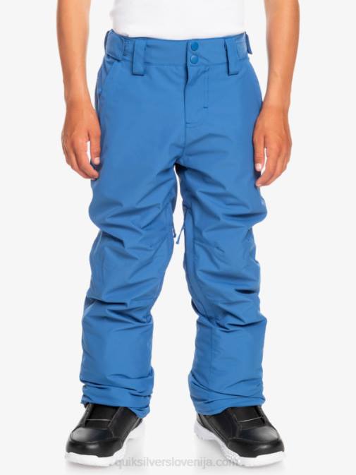 Quiksilver PJ4H2294 fantje svetel kobalt Snežne hlače 8-16 Estate