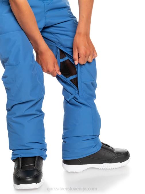 Quiksilver PJ4H2294 fantje svetel kobalt Snežne hlače 8-16 Estate
