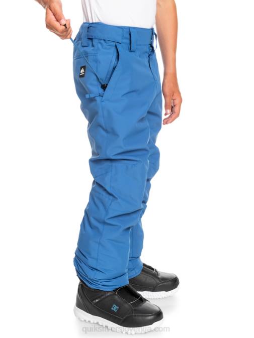 Quiksilver PJ4H2294 fantje svetel kobalt Snežne hlače 8-16 Estate