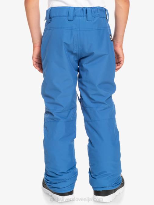 Quiksilver PJ4H2294 fantje svetel kobalt Snežne hlače 8-16 Estate