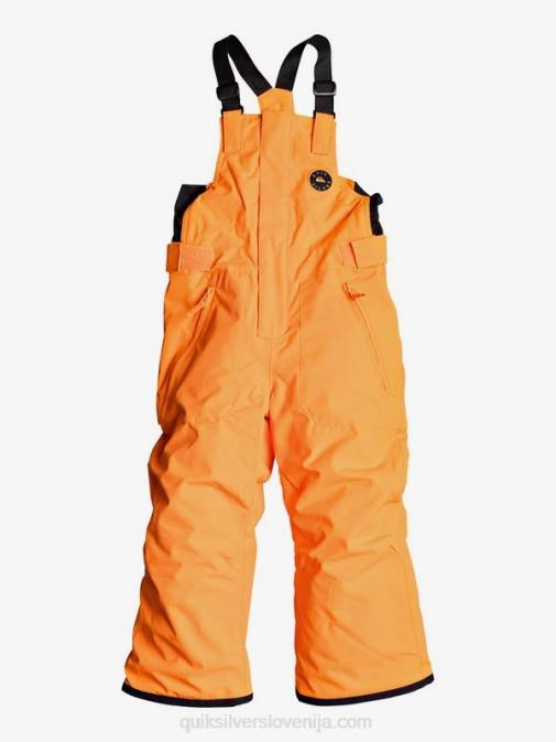 Quiksilver PJ4H2295 fantje šokantno oranžna 2-7 boogie izolirane oranžne snežne hlače