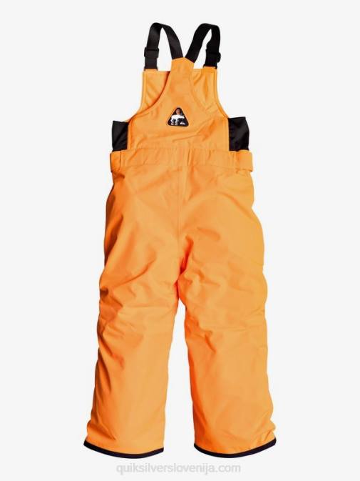 Quiksilver PJ4H2295 fantje šokantno oranžna 2-7 boogie izolirane oranžne snežne hlače