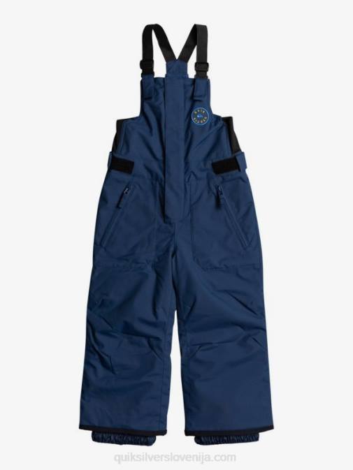 Quiksilver PJ4H2296 fantje insignija modra Mornarsko modre snežne hlače z izolacijo boogie 2-7