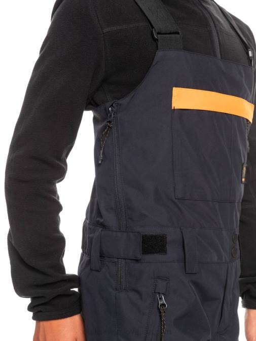 Quiksilver PJ4H2318 fantje prava črna 8-16 mash up izolirane hlače z oprsnikom