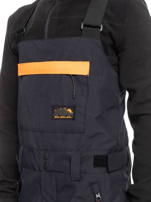 Quiksilver PJ4H2318 fantje prava črna 8-16 mash up izolirane hlače z oprsnikom