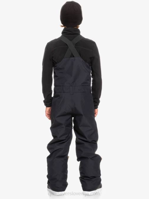 Quiksilver PJ4H2318 fantje prava črna 8-16 mash up izolirane hlače z oprsnikom