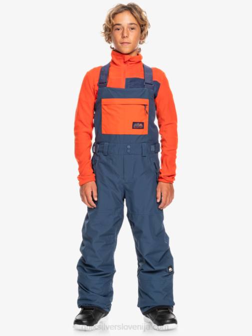 Quiksilver PJ4H2319 fantje insignija modra 8-16 mash up izolirane hlače z oprsnikom