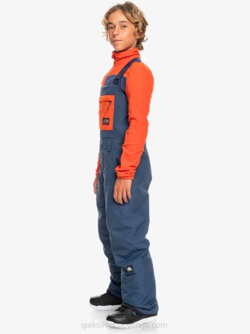 Quiksilver PJ4H2319 fantje insignija modra 8-16 mash up izolirane hlače z oprsnikom
