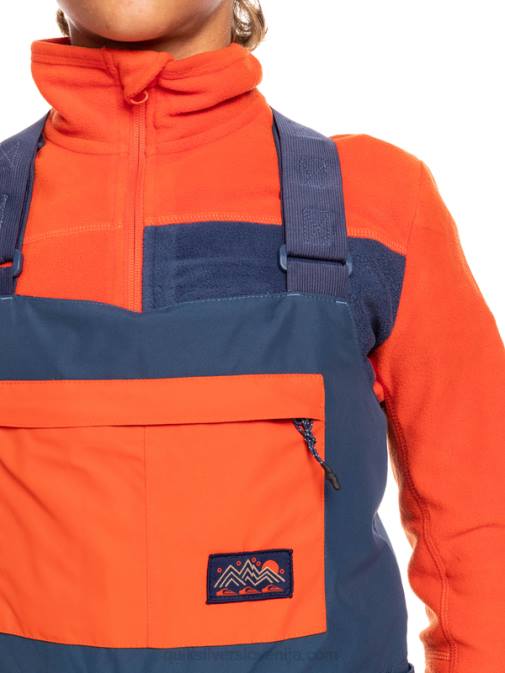 Quiksilver PJ4H2319 fantje insignija modra 8-16 mash up izolirane hlače z oprsnikom