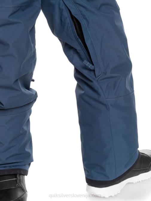 Quiksilver PJ4H2319 fantje insignija modra 8-16 mash up izolirane hlače z oprsnikom