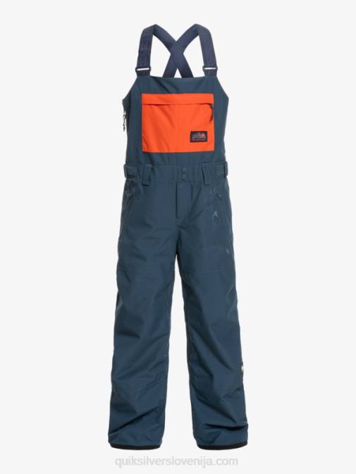 Quiksilver PJ4H2319 fantje insignija modra 8-16 mash up izolirane hlače z oprsnikom