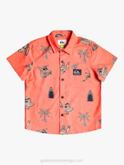 Quiksilver PJ4H2130 fantje svež losos nono surfday boy 2-7 nono surfday majica